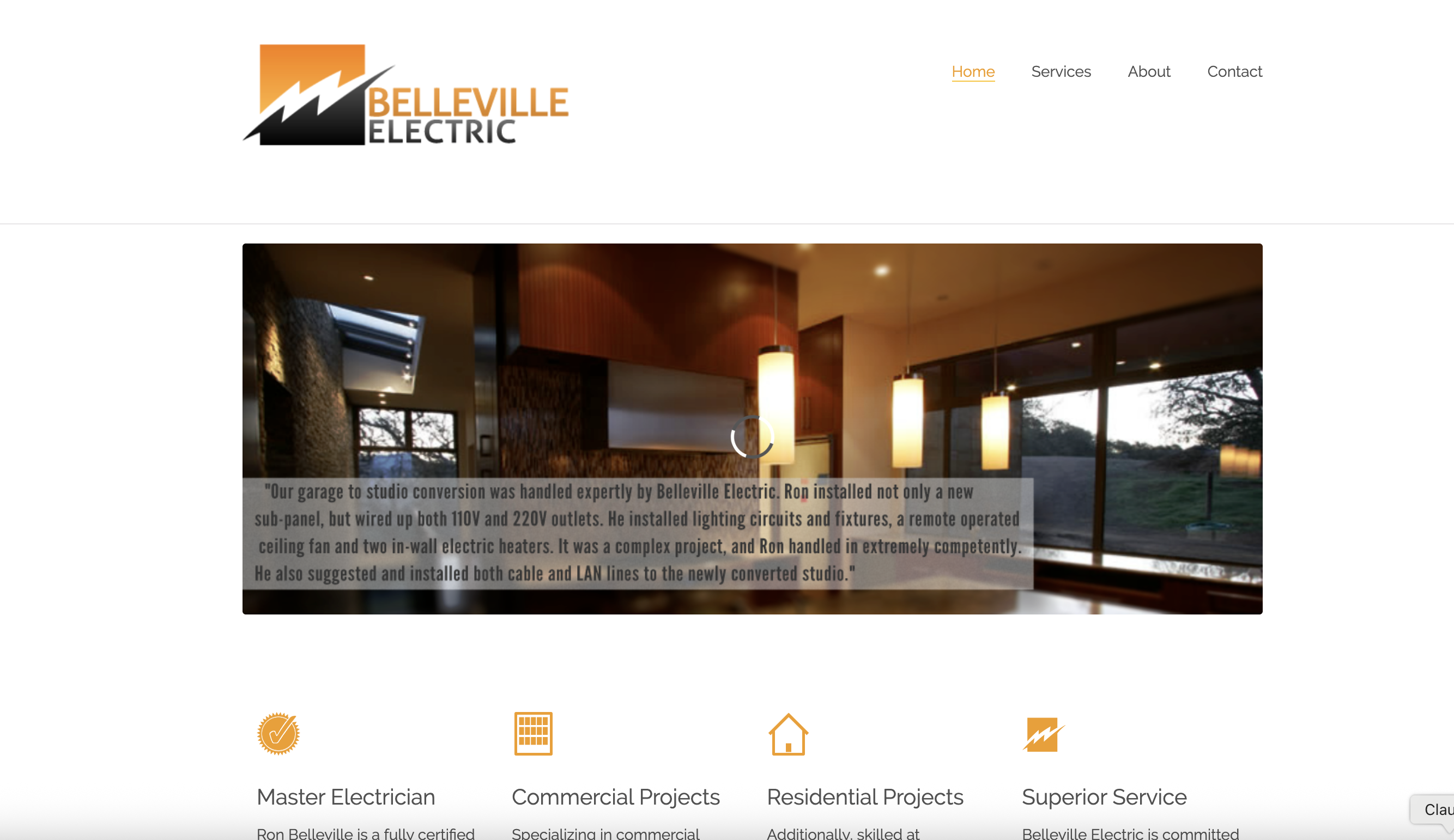 Belleville Electric before redesign